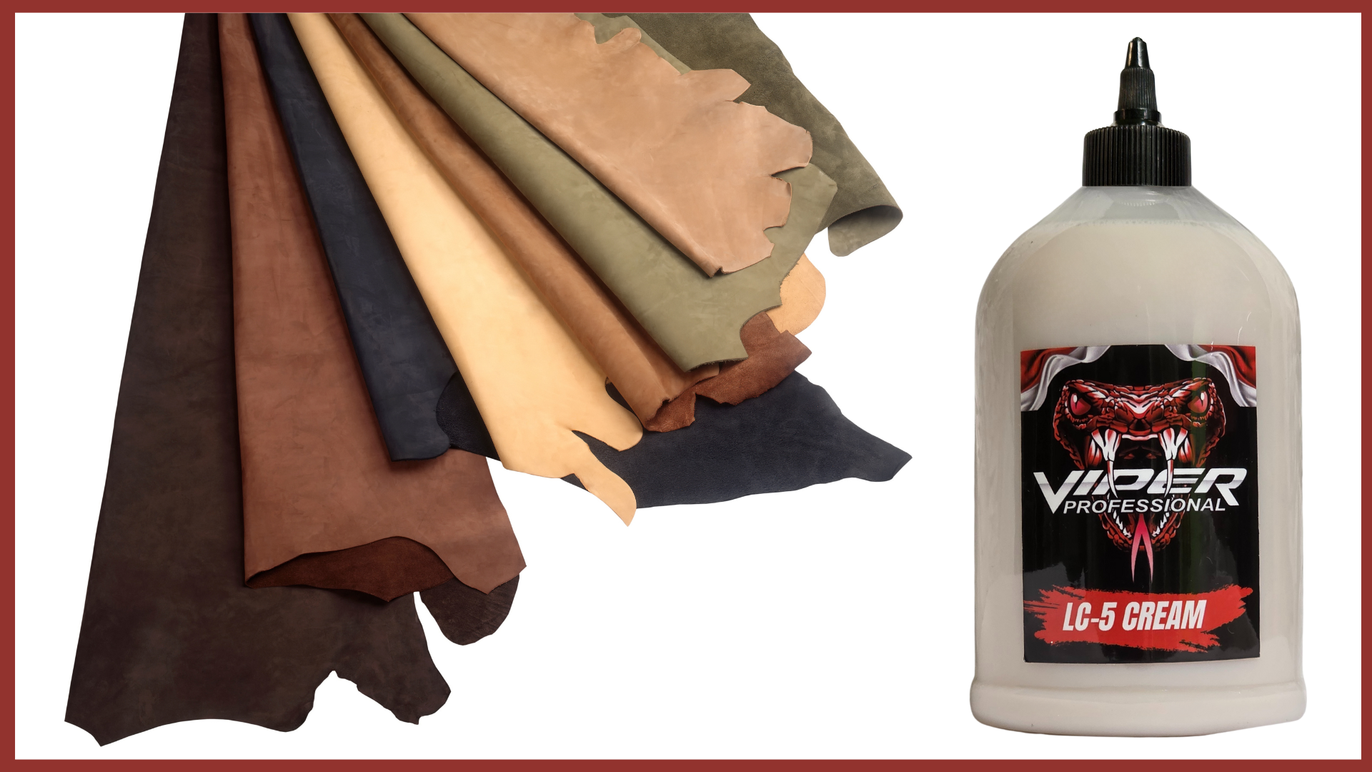 Anilinekräm för absorberande läder