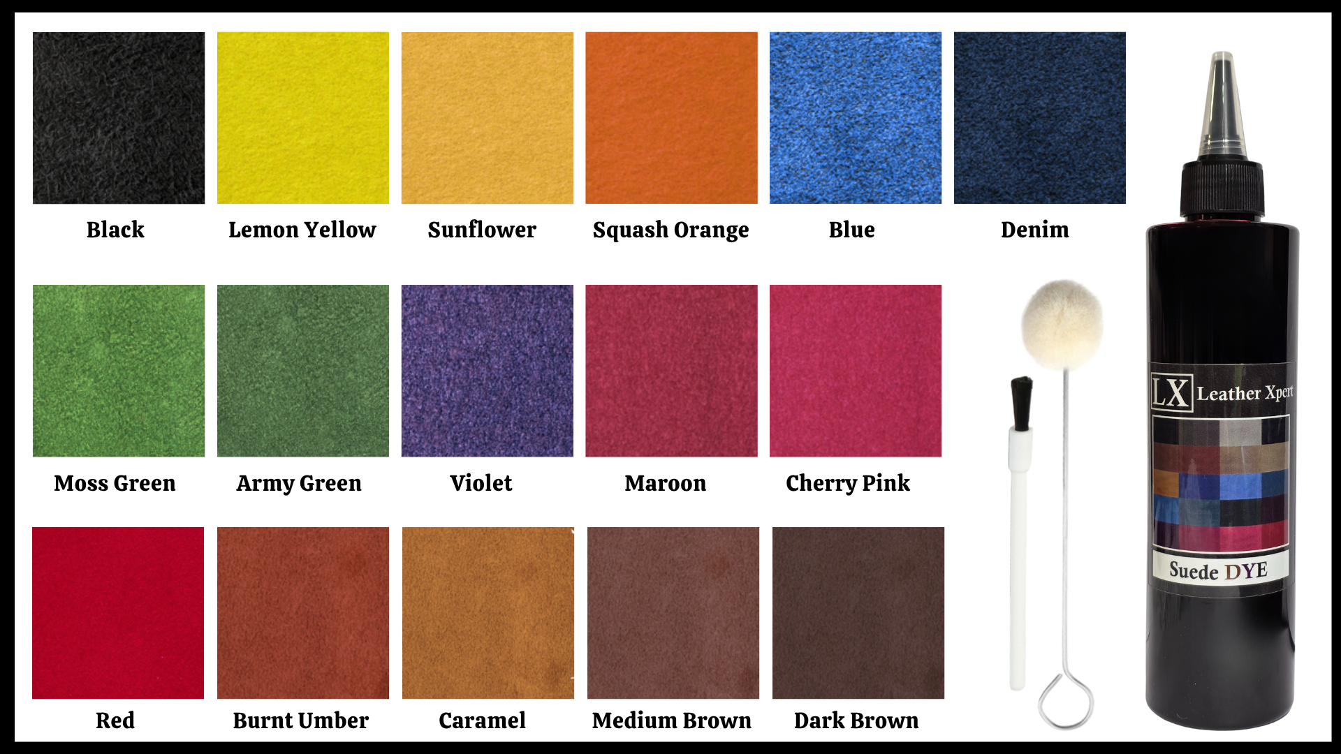 Färbeset für Wildleder und Anilin