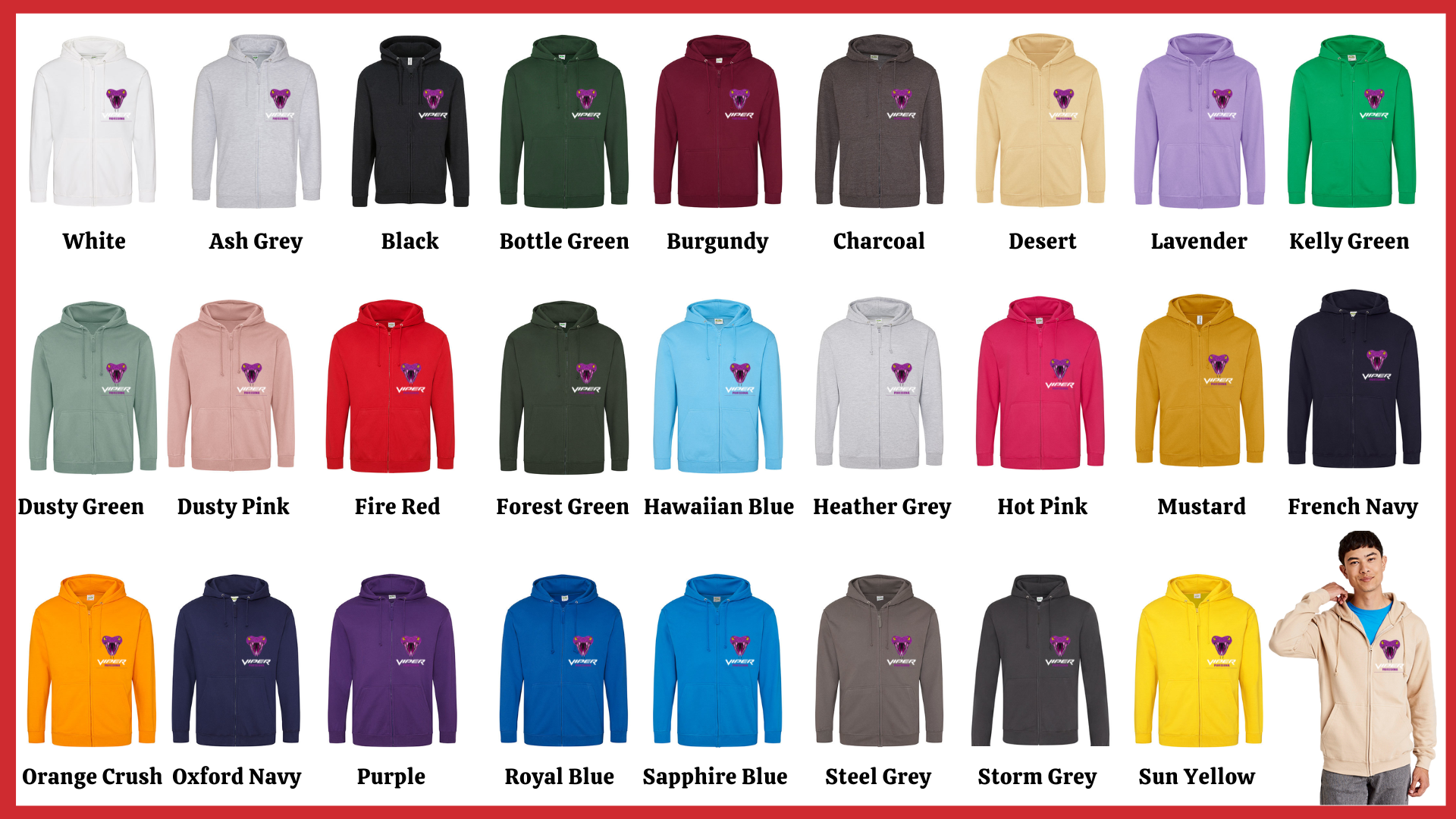 Kapuzenpullover mit Reißverschluss