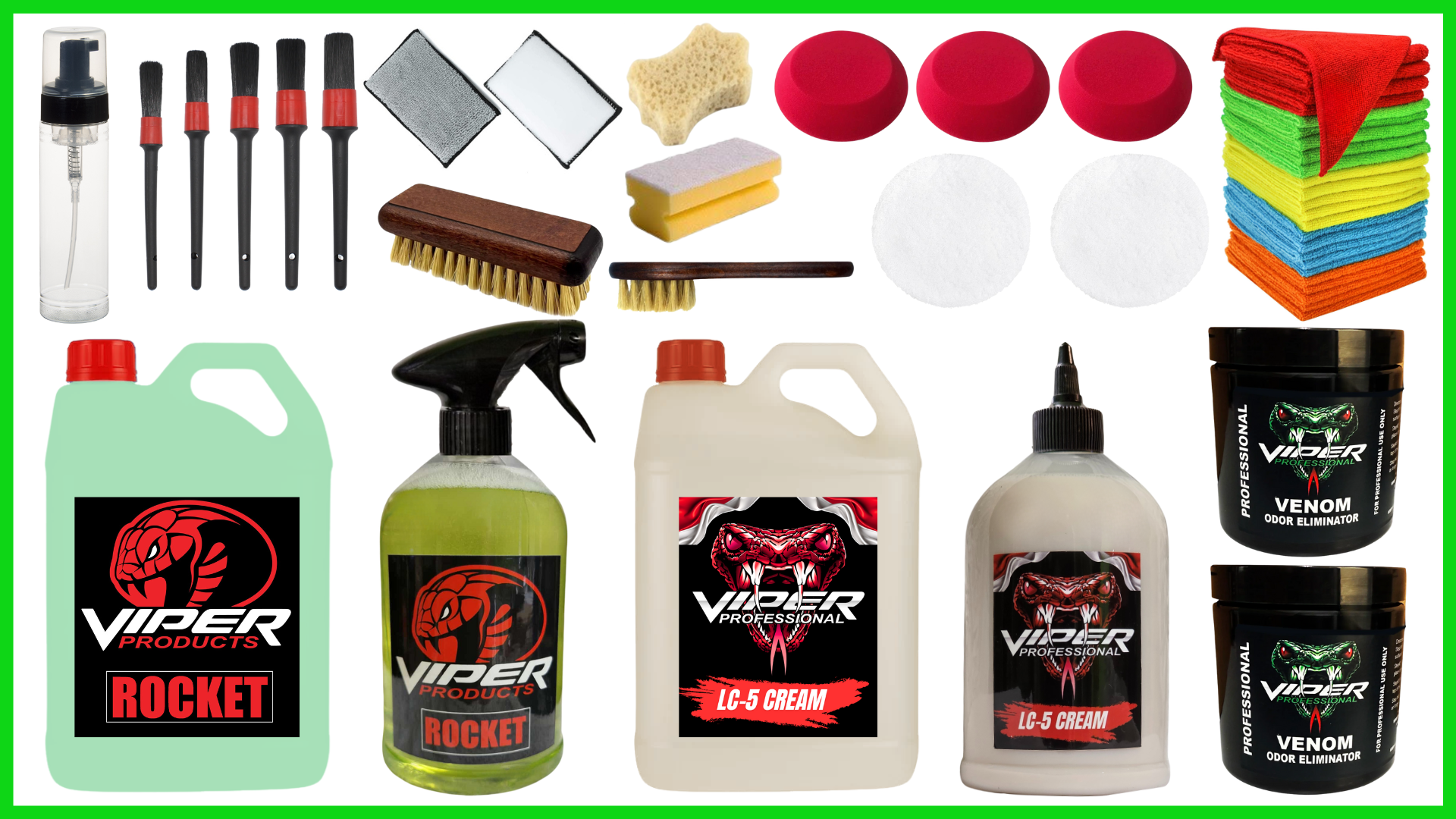 Stort kit för Rengöring och Impregnering - 55 behandlingar