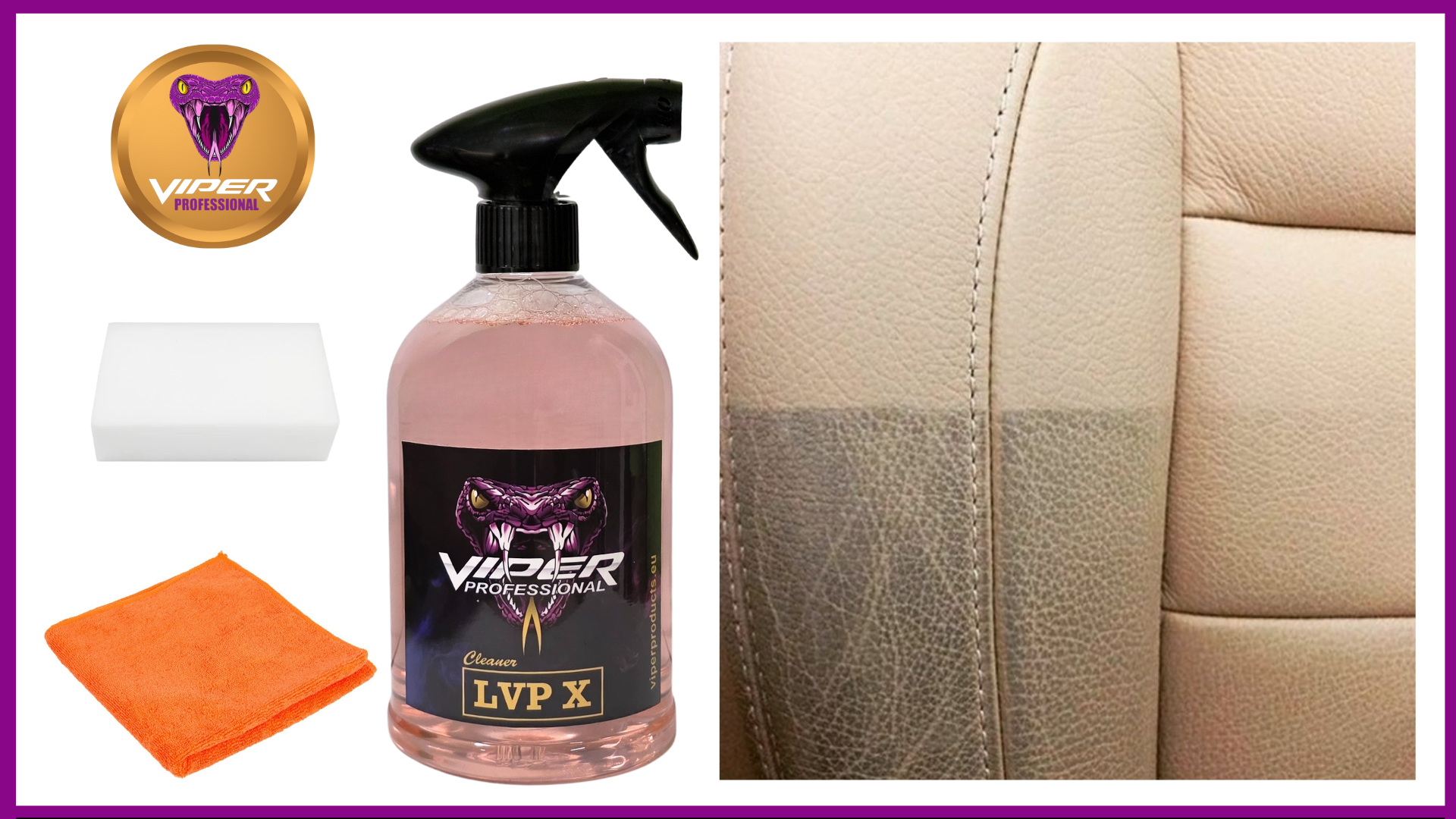 Lederreinigung für verschmutzte Oberflächen