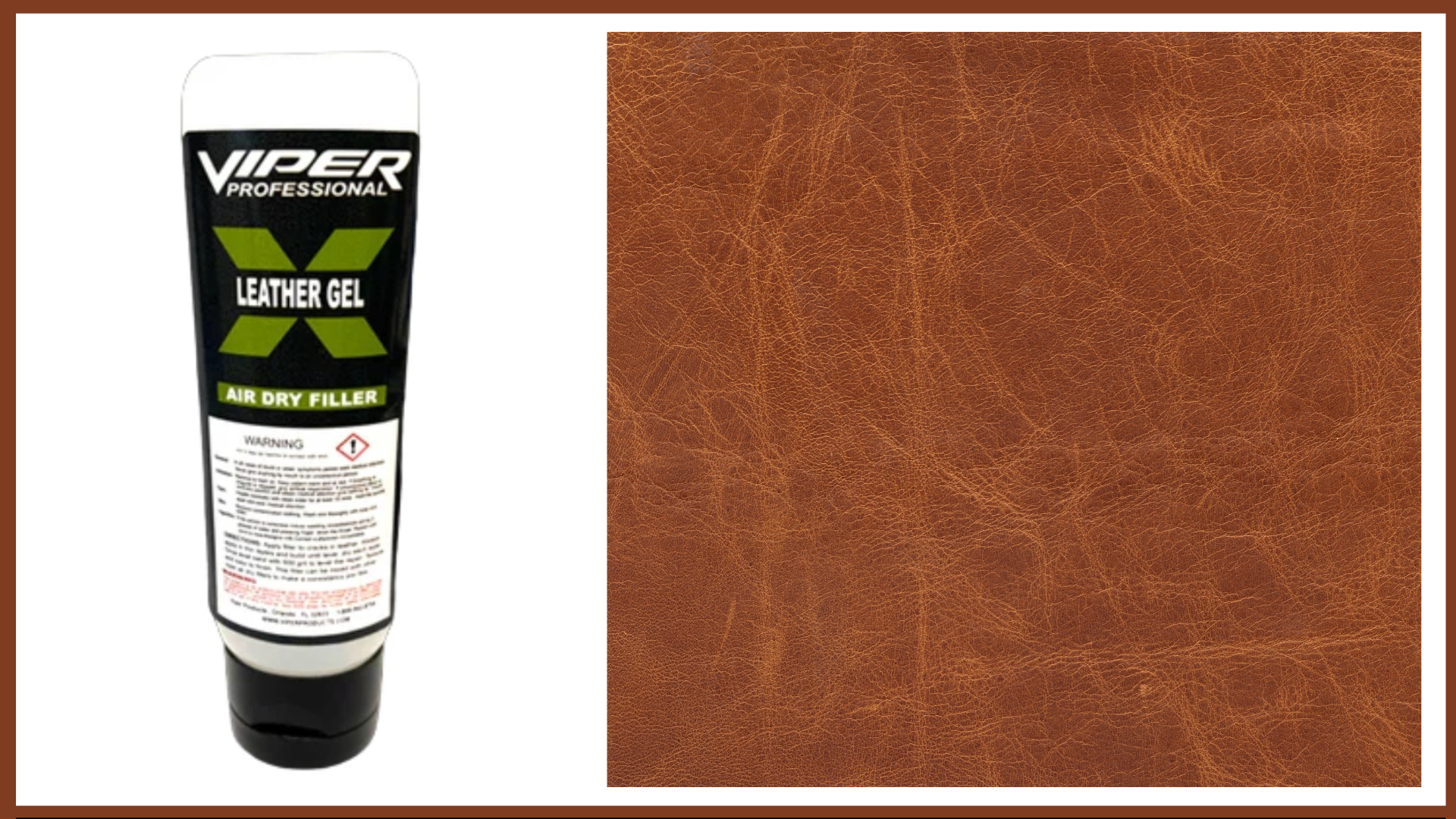 Läderspackel Leather Gel för minimala krackeleringar - 120ml