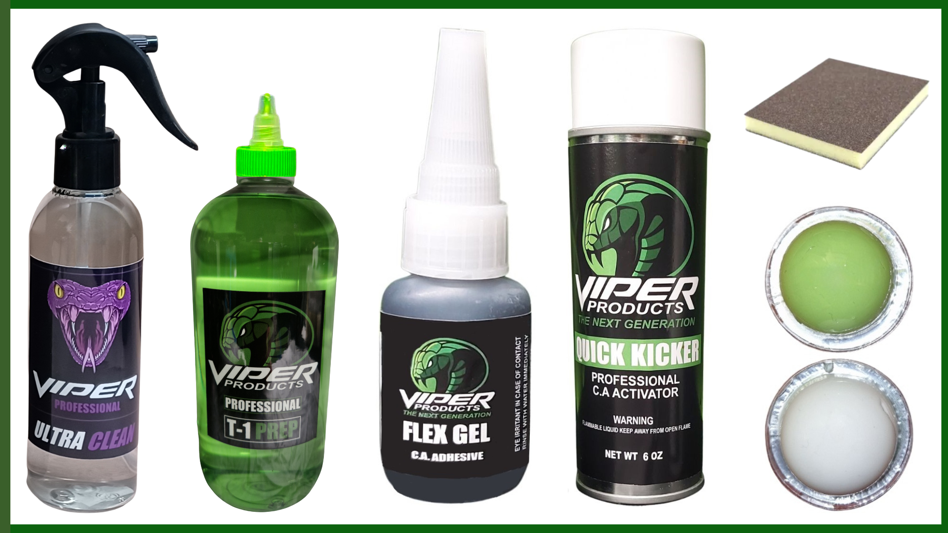 Kit för reparation av plast - Svart