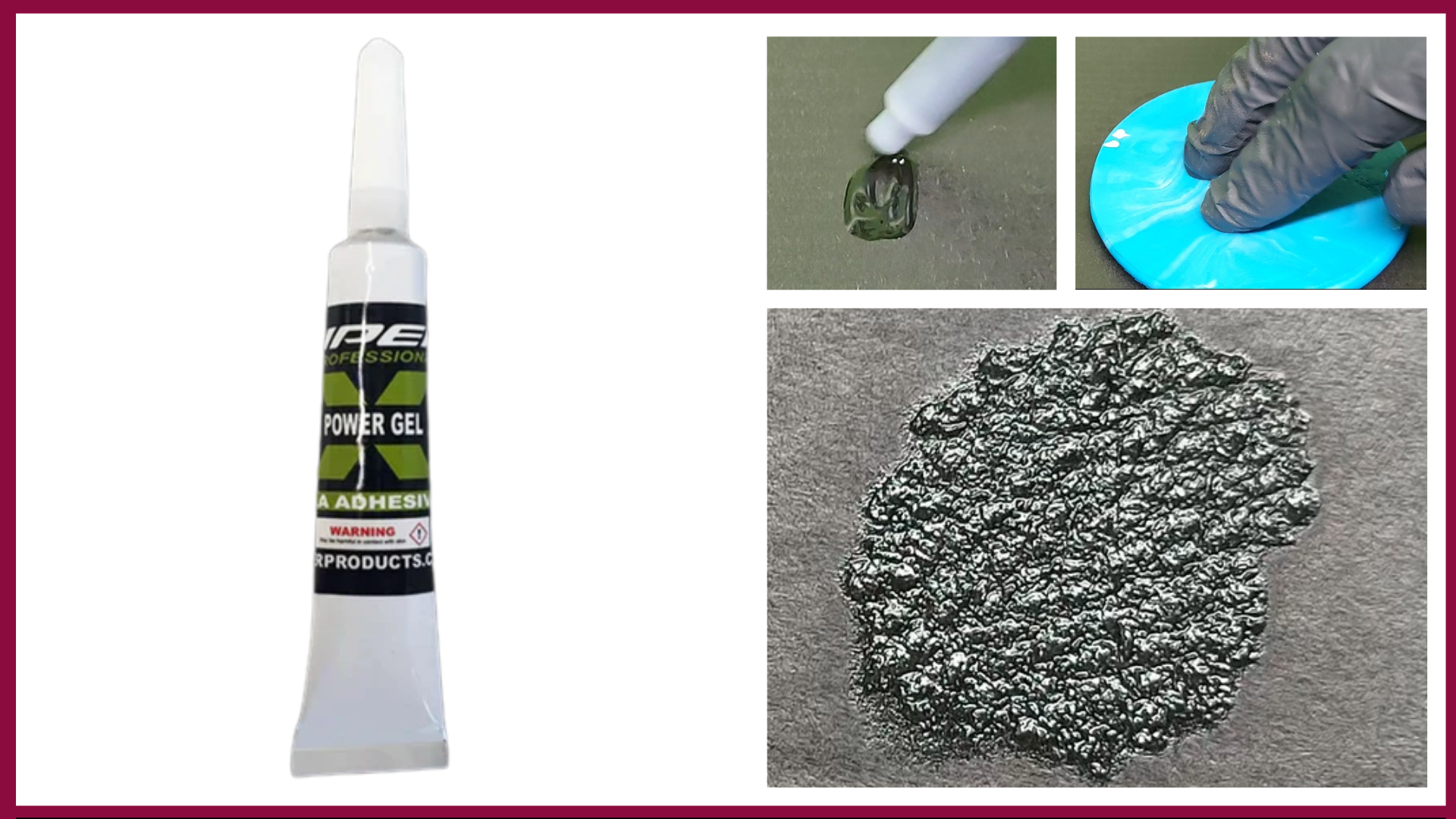 Power Gel - Reparation av hårdplaster