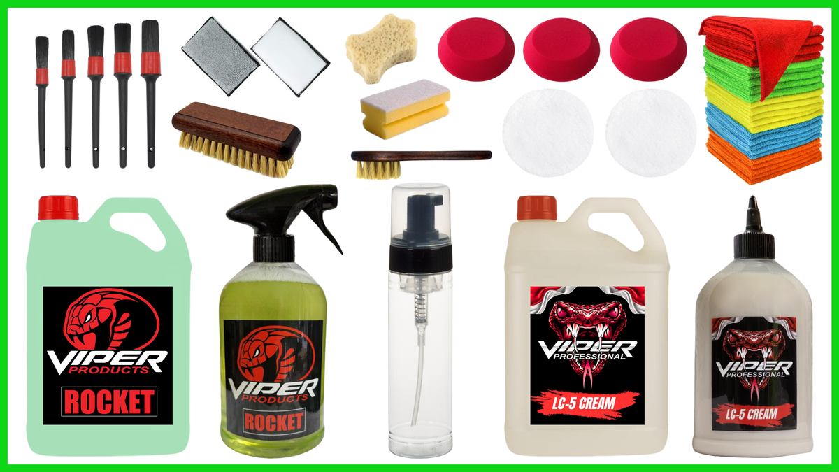 Tomik Rengöring Litet kit för Rengöring och Impregnering - 30 behandlingar – Viperproducts