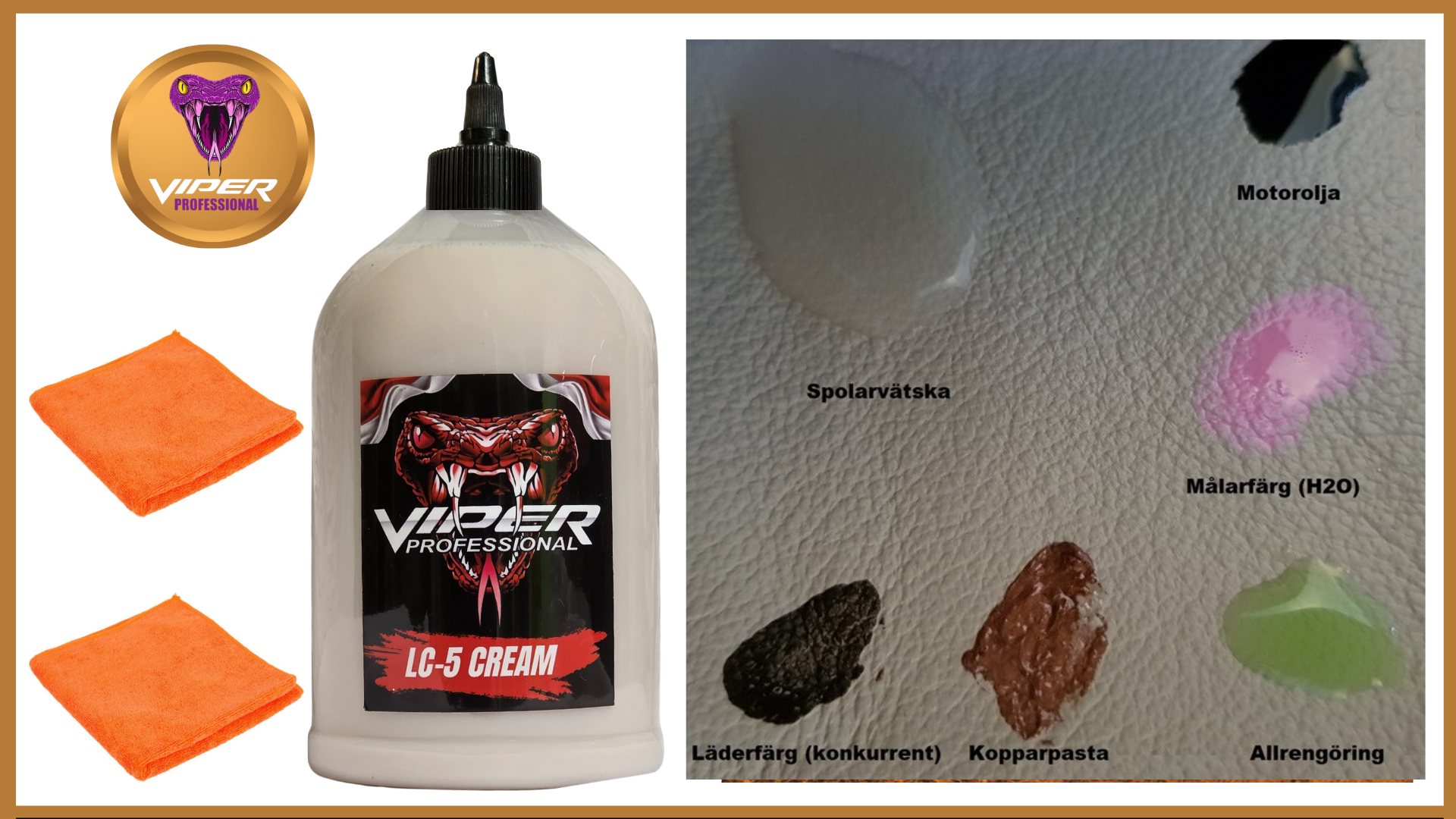 Skyddskräm för Läder & Vinyl