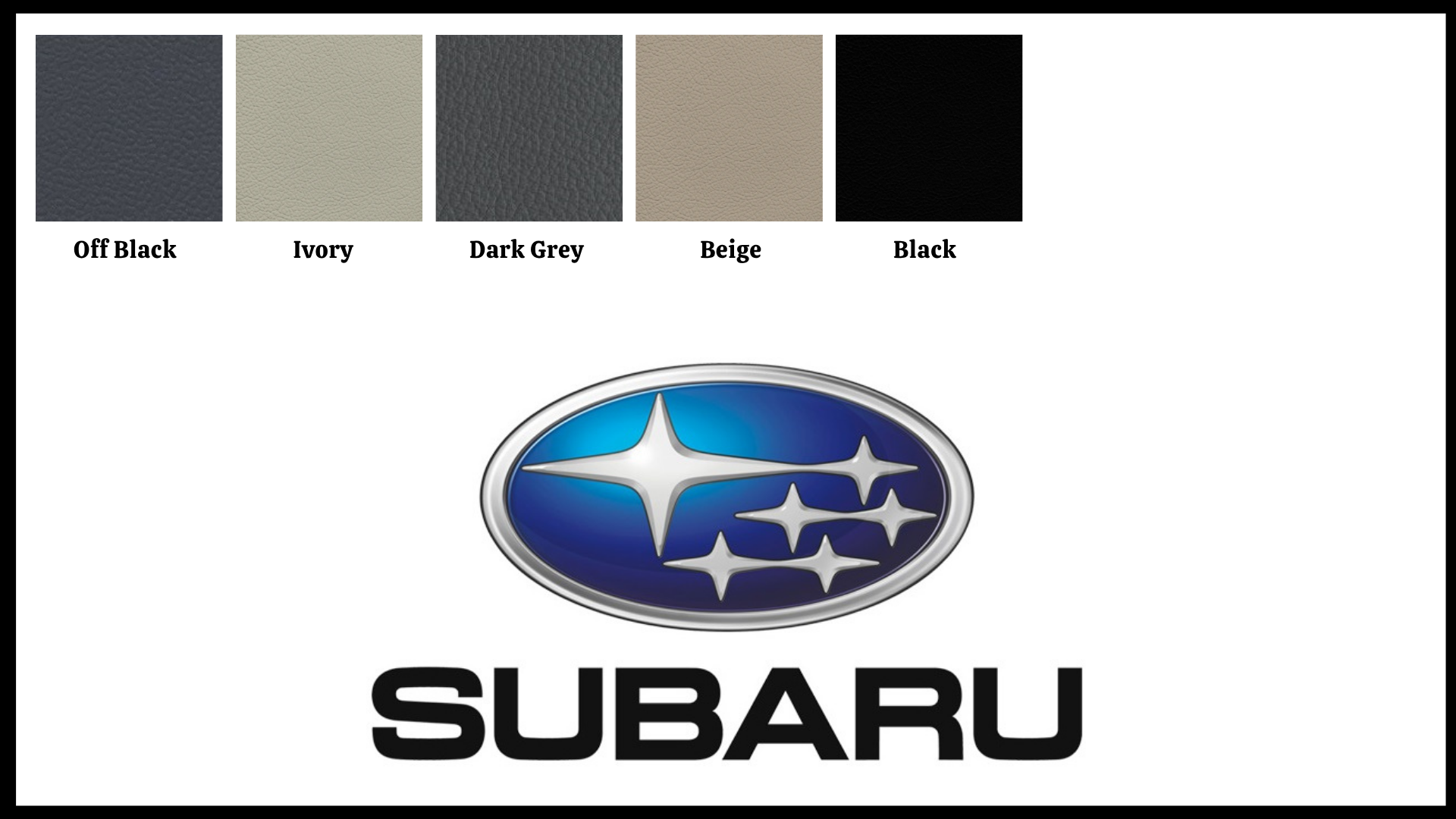 Subaru - Lackierset