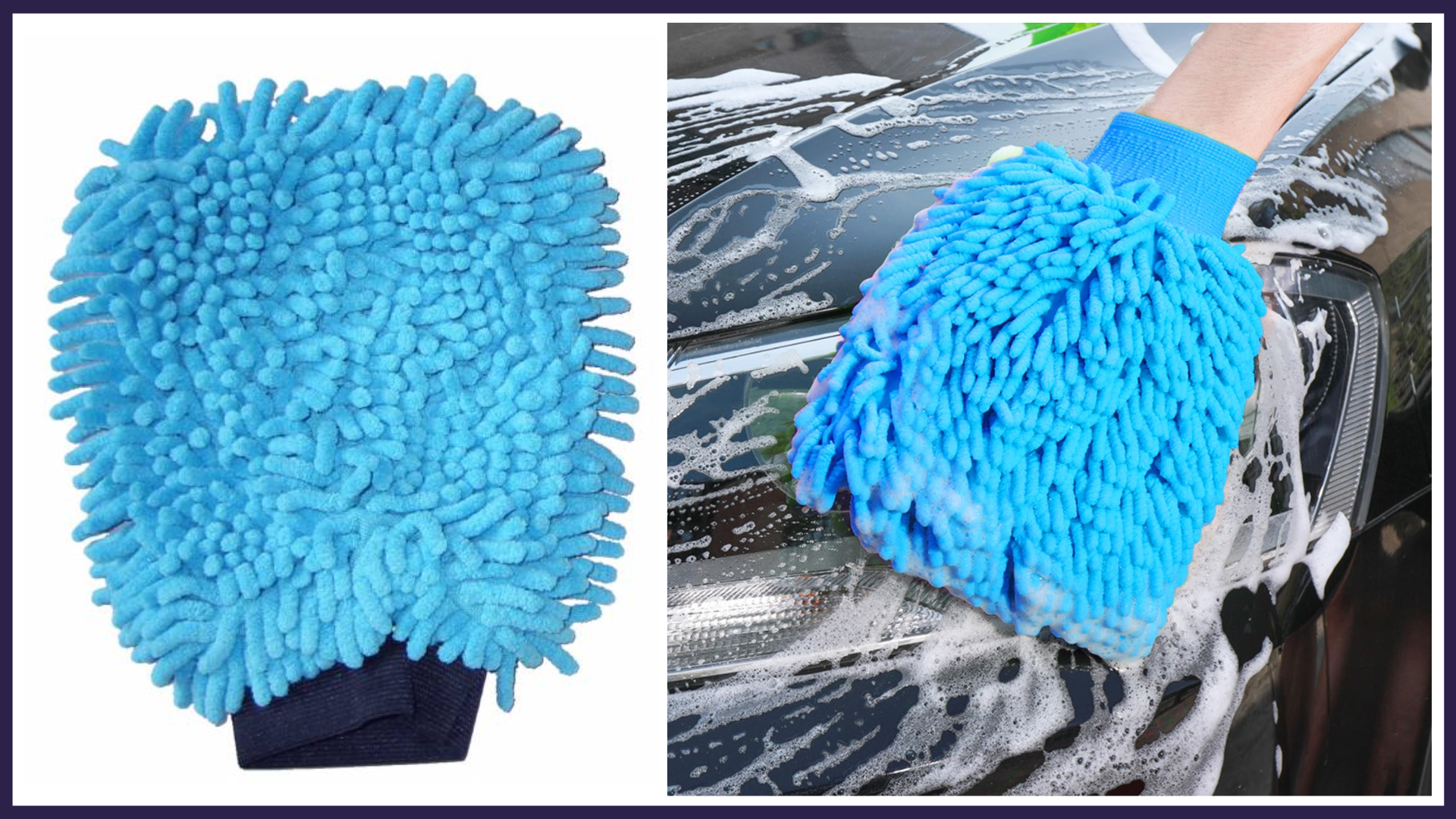 Waschhandschuh - Chenille