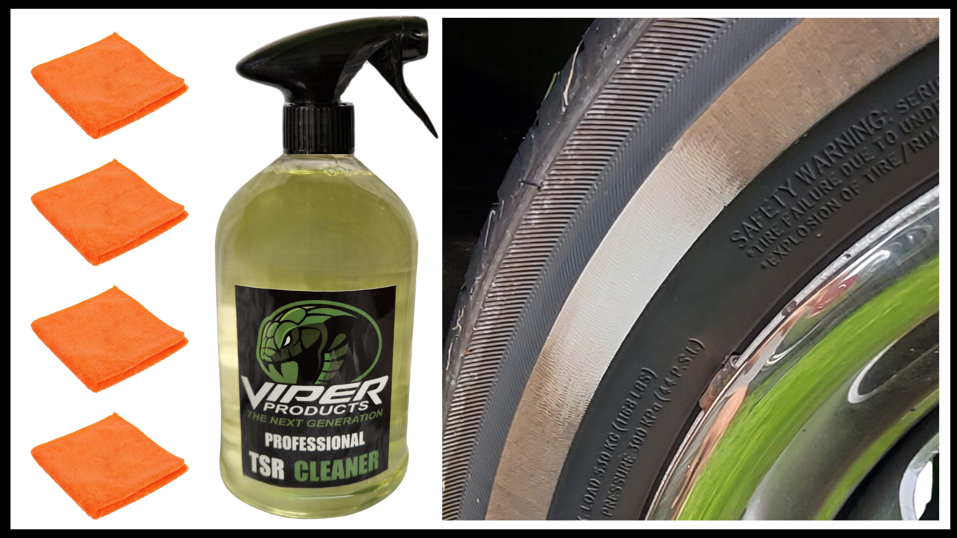 TSR Cleaner för vita däcksidor - 500ml